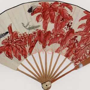民国 齐璜《枫叶草虫》国画花鸟作品图片鉴赏
