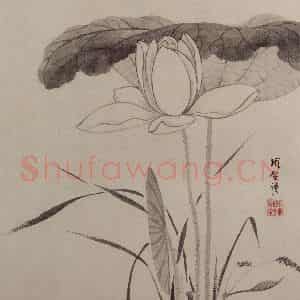 明代 项圣谟《花卉图册》国画花鸟作品图片鉴赏