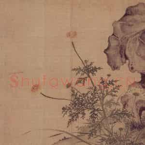 明代 项圣谟《花果图册》国画花鸟作品图片鉴赏