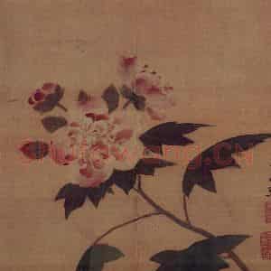明代 项圣谟《花果图册》国画花鸟作品图片鉴赏