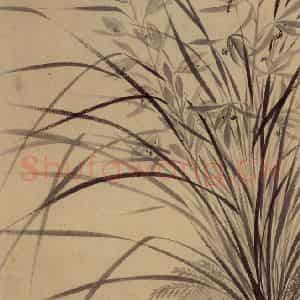 明代 项圣谟《花卉图屏》国画花鸟作品图片鉴赏