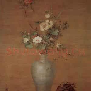 清代 朗世宁《午瑞图》国画花鸟作品图片鉴赏