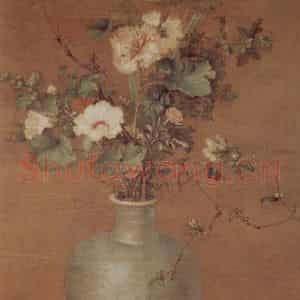 清代 朗世宁《午瑞图》国画花鸟作品图片鉴赏