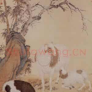 清代 朗世宁《开泰图》国画作品图片鉴赏