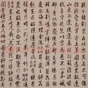 清代 朗世宁《爱乌罕四骏图》国画作品图片鉴赏