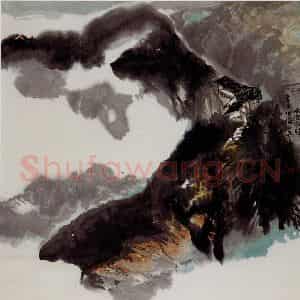 李琼久《雨后初晴》国画山水作品图片鉴赏