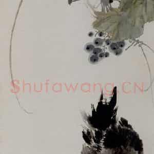 1947年 王雪涛《花卉》国画花鸟写意作品图片鉴赏