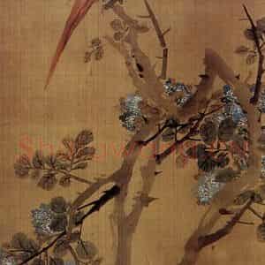 朱偁《花鸟条屏》国画花鸟作品图片鉴赏