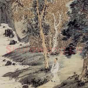 刘子久《山水》国画山水作品图片鉴赏