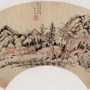 清代 王时敏《山水》国画山水作品图片鉴赏