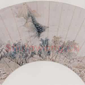 清代 王翚《青山白云图》国画山水作品图片鉴赏