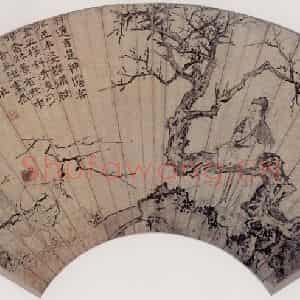明代 谢时臣《选梅接枝图》国画人物作品图片鉴赏