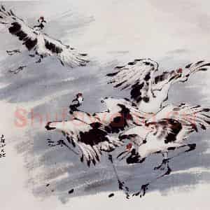 1991年 袁晓岑《春回大地》国画花鸟写意作品图片鉴赏