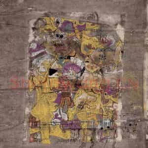 2004年 石虎《方皇》国画人物作品图片鉴赏