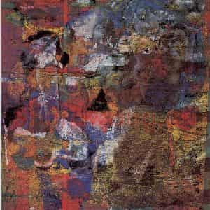 2004年 石虎《山誓》国画人物作品图片鉴赏