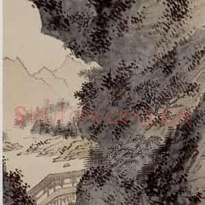 溥心畲《山居幽赏》国画综合作品图片鉴赏