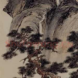 溥心畲《唐人诗意》国画综合作品图片鉴赏