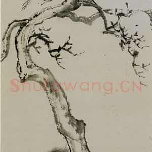 溥心畲《仿赵仲穆》国画花鸟作品图片鉴赏