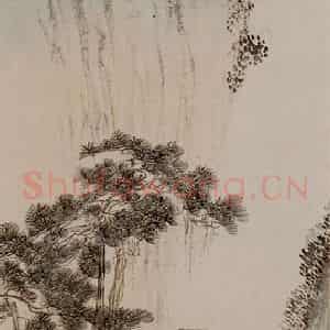 溥心畲《坪台纵览》国画综合作品图片鉴赏