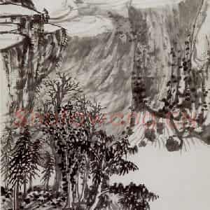 民国 吴昌硕《风壑云泉》国画综合作品图片鉴赏