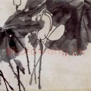 清代 吴昌硕《花卉合装图轴》国画花鸟作品图片鉴赏