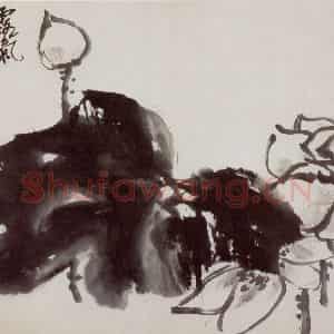 民国 吴昌硕《花卉册》国画花鸟作品图片鉴赏