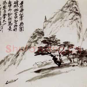 民国 吴昌硕《汗漫境心册》国画花鸟作品图片鉴赏