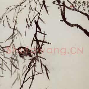 民国 吴昌硕《汗漫境心册》国画花鸟作品图片鉴赏