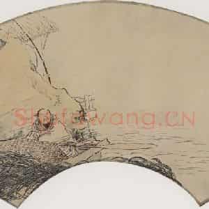 清代 钱惠安《人物图》国画人物作品图片鉴赏
