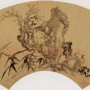 明代 文嘉《竹明风恬图》国画花鸟作品图片鉴赏