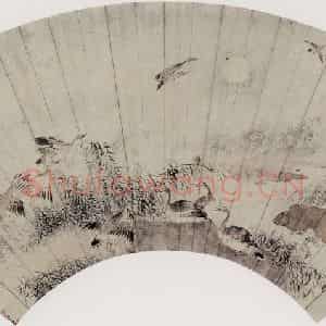 明代 王维烈《芦雁图》国画综合作品图片鉴赏