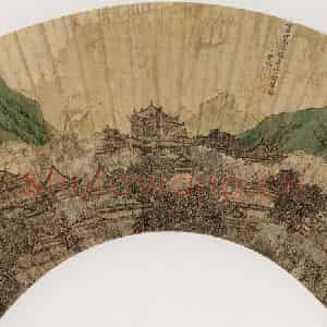 明代 丁云鹏《仙山楼阁图》国画山水作品图片鉴赏