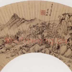 清代 王时敏《山水图》国画山水作品图片鉴赏