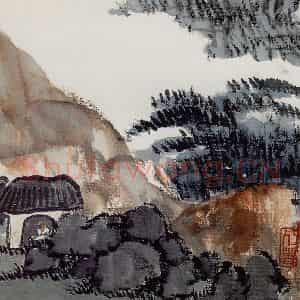 无纪年 陈师曾《花卉山水册页》国画综合作品图片鉴赏