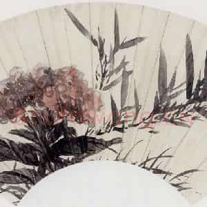无纪年 陈师曾《花卉 扇面》国画综合作品图片鉴赏