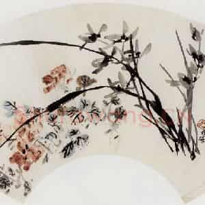 无纪年 陈师曾《花卉扇面》国画花鸟作品图片鉴赏