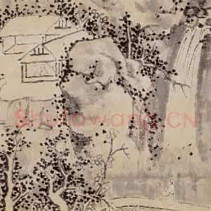 1913年 陈师曾《山水册页》国画山水作品图片鉴赏