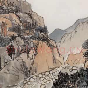 无纪年 陈师曾《山水花果册页》国画综合作品图片鉴赏
