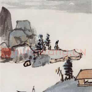 无纪年 陈师曾《山水诗画册页》国画山水作品图片鉴赏