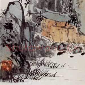 无纪年 陈师曾《山水诗画册页》国画山水作品图片鉴赏