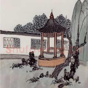 无纪年 陈师曾《园林小景册页》国画综合作品图片鉴赏