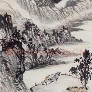 无纪年 陈师曾《山水》国画山水作品图片鉴赏