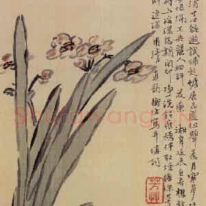 1910年 陈师曾《花卉册页》国画花鸟作品图片鉴赏