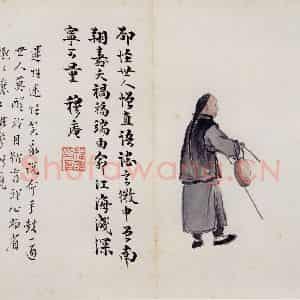 无年款 陈师曾《北京风俗图册册页》国画综合作品图片鉴赏