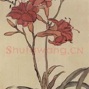 无纪年 陈师曾《花卉四屏》国画花鸟作品图片鉴赏