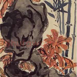 无纪年 陈师曾《花卉四屏》国画花鸟作品图片鉴赏