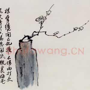 无纪年 陈师曾《杨诚斋诗意图册页》国画花鸟作品图片鉴赏