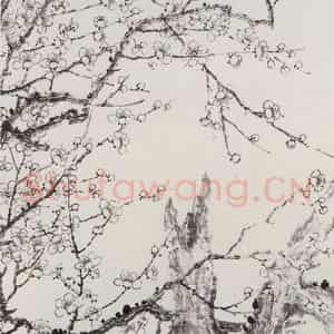 无纪年 陈师曾《梅花》国画花鸟作品图片鉴赏