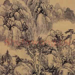 无纪年 陈师曾《山水》国画山水作品图片鉴赏