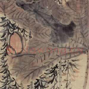 无纪年 陈师曾《柳荷》国画花鸟作品图片鉴赏